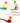 20pcs Fun Floating Blow Balls - Interactive Plastic Tube Toys for Youngsters, Perfect for Holiday Parties & Gifts (Assorted Colors)